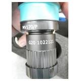 Lot of 12 Schneider-Kreuznach machine automated vision lens and a stand