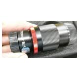 Lot of 12 Schneider-Kreuznach machine automated vision lens and a stand