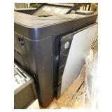 HP Laserjet Enterprise M806dn printer (works), HP Z230 desktop pc (no hard drive or ram and missing side panel), New box of toner