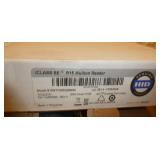 Pallet full with 2 parts bin hangers, security card mullion readers, wallmounts, anchors, duct etc