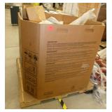 Gaylord pallet of New barrel pumps, empty jugs, New Parker filters