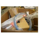 Gaylord pallet of New barrel pumps, empty jugs, New Parker filters
