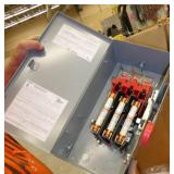 Gaylord pallet of New barrel pumps, empty jugs, New Parker filters