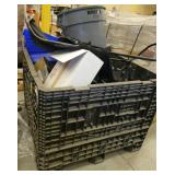 Pallet of misc - hose, vacuum, brute, wash tank items