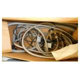 Pallet of misc - hose, vacuum, brute, wash tank items