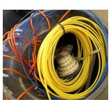 Pallet of misc - hose, vacuum, brute, wash tank items