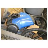 Pallet of misc - hose, vacuum, brute, wash tank items
