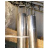 Two K-TRON vertical powder probes P/N 5314-96M