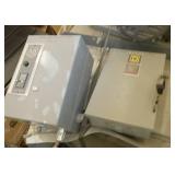Centrifugal fan with 1-1/2hp 3ph motor and electrical switches