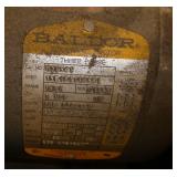 Centrifugal fan with 1-1/2hp 3ph motor and electrical switches