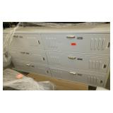Group of 6 lockers 36x12x78