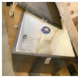 Pallet of shovels, tamper, parking lot striper, some raw materials (carbon fiber and starmag ferrite)
