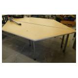 Two Laminate conference room tables short edge is 45 inches long edge is 109 inches, 33 deep