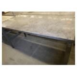 All steel workbench, adjustable height, 72x36