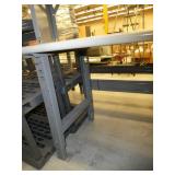 60x30 Workbench with wood laminate top and steel legs, adjustable height