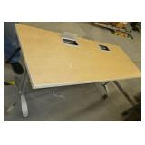 24x60 conference room table with electrical outlets