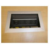 24x60 conference room table with electrical outlets
