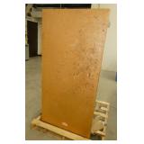 60x30 Workbench with wood top and steel legs, adjustable height