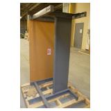 60x30 Workbench with wood top and steel legs, adjustable height