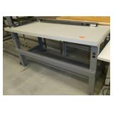 Workbench 30x60 laminate top, steel legs, adjustable height