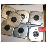 7 electrical outlets 20A 125V