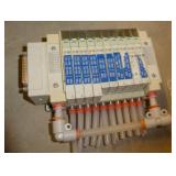 Lot of solenoid valves and misc parts including a Fluke input module