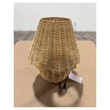 Table Lamp with Woven Base & Shade - Threshold