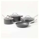 7pc Nonstick Hard Anodized Cookware Set