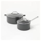 7pc Nonstick Hard Anodized Cookware Set