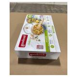 Good Cook Ceramic Pan with Lid 12" Blue/White