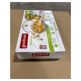 Good Cook Ceramic Pan with Lid 12" Blue/White
