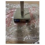 Window Pane Table Lamp with USB Nickel