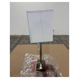 Window Pane Table Lamp with USB Nickel