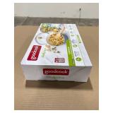 Good Cook Ceramic Pan with Lid 12" Blue/White