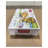 Good Cook Ceramic Pan with Lid 12" Blue/White