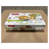 Good Cook Ceramic Pan with Lid 12" Blue/White
