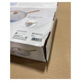 Good Cook Ceramic Pan with Lid 12" Blue/White
