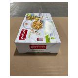 Good Cook Ceramic Pan with Lid 12" Blue/White