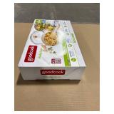 Good Cook Ceramic Pan with Lid 12" Blue/White