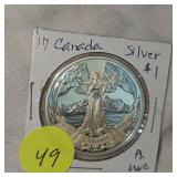 2017 Canada Silver $1 Proof, UNC