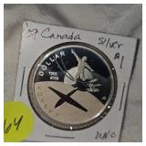2009 Canada Silver $ UNC