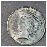 1922 Peace Dollar $1 VF Plus with Toning