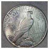 1922 Peace Dollar $1 VF Plus with Toning