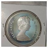 1983 Canada Silver Edmonton $1 UNC
