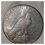 1922s Peace $1 Very Nice with Toning