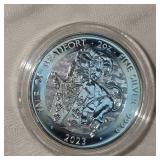 2023 2oz Silver "Yale of Beaufort" Round UNC