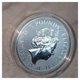 2023 2oz Silver "Yale of Beaufort" Round UNC