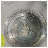 1960 Kennedy and Johnson Deomcratic Vote Coin