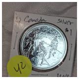 2012 Canada Silver $1 UNC