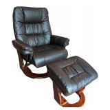 LLR - BenchMaster Nicholas Ii 7580wb Swivel Recliner & Storage Ottoman Set